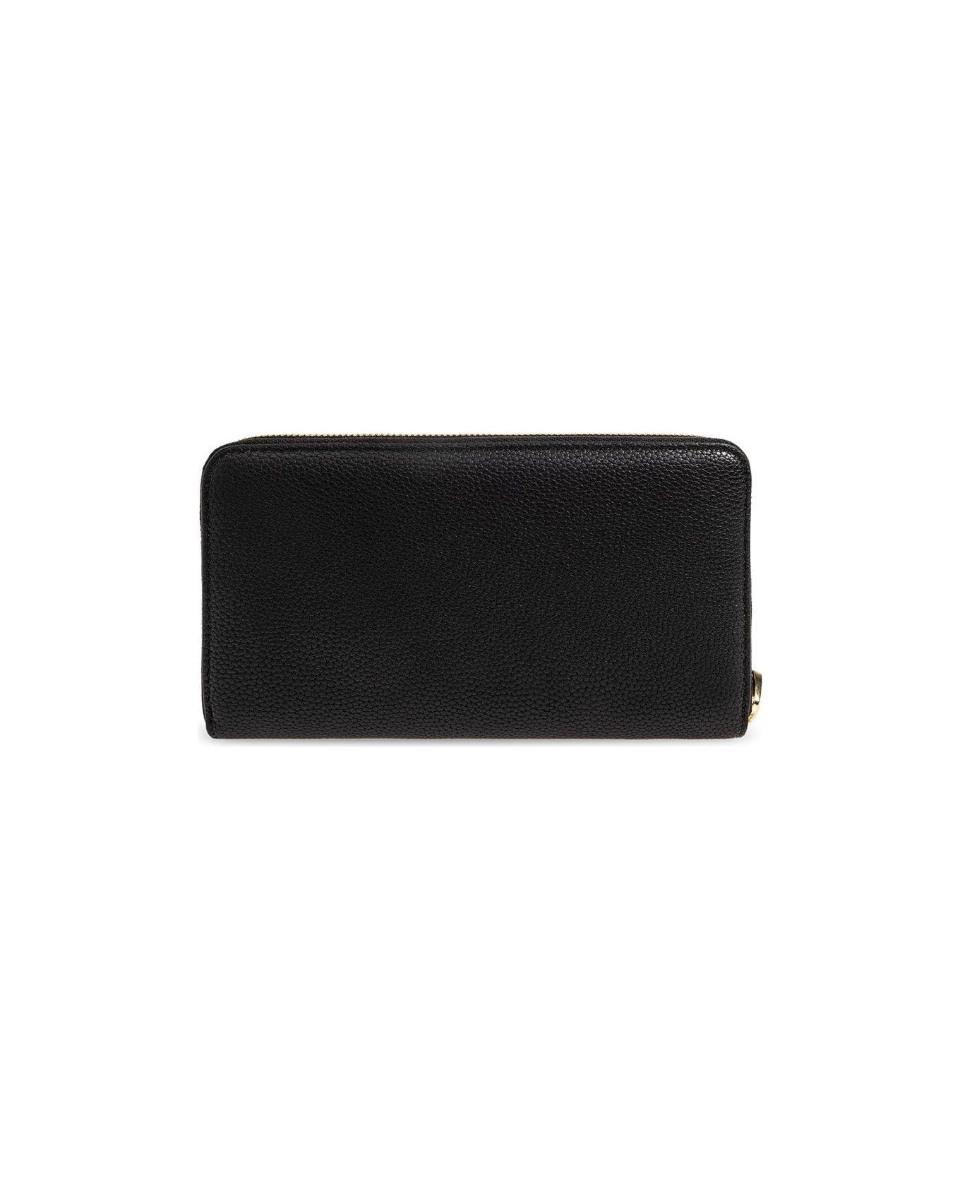 Emporio Armani Wallet With Logo - Black 財布