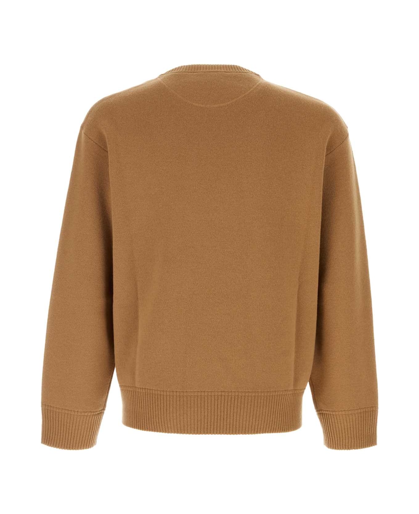 Valentino Garavani Biscuit Wool Sweater - CAMMELLO