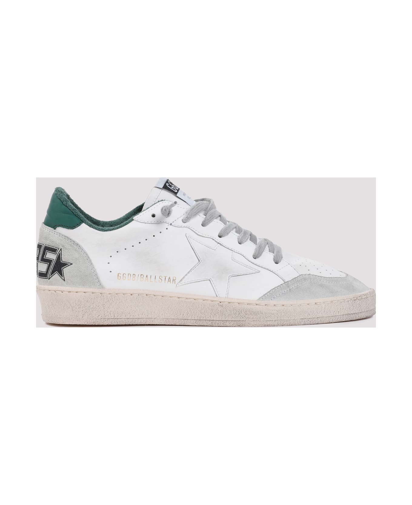 Golden Goose Ball Star Sneakers - White Ice Green
