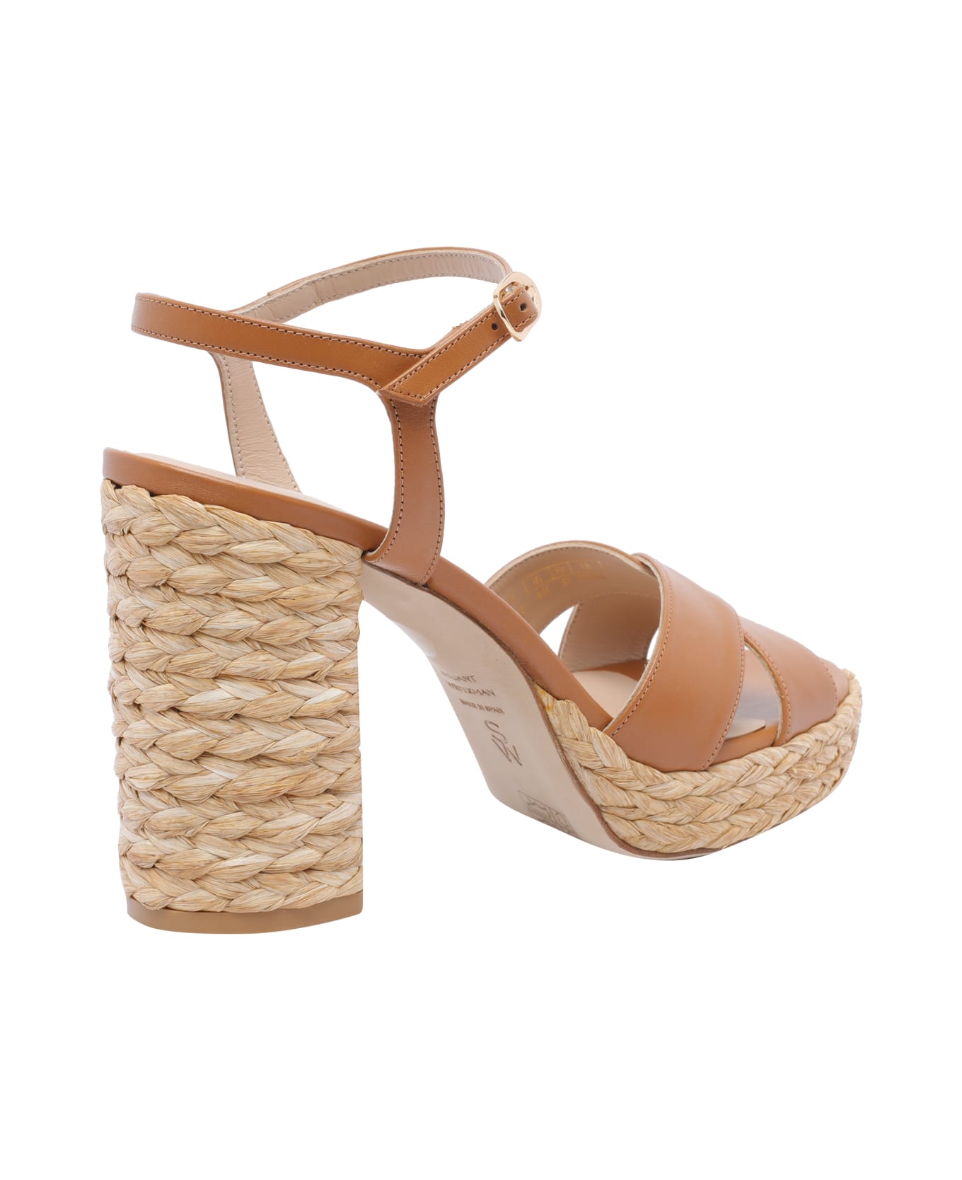 Stuart Weitzman Dayna Platform Pump Sandals - Brown