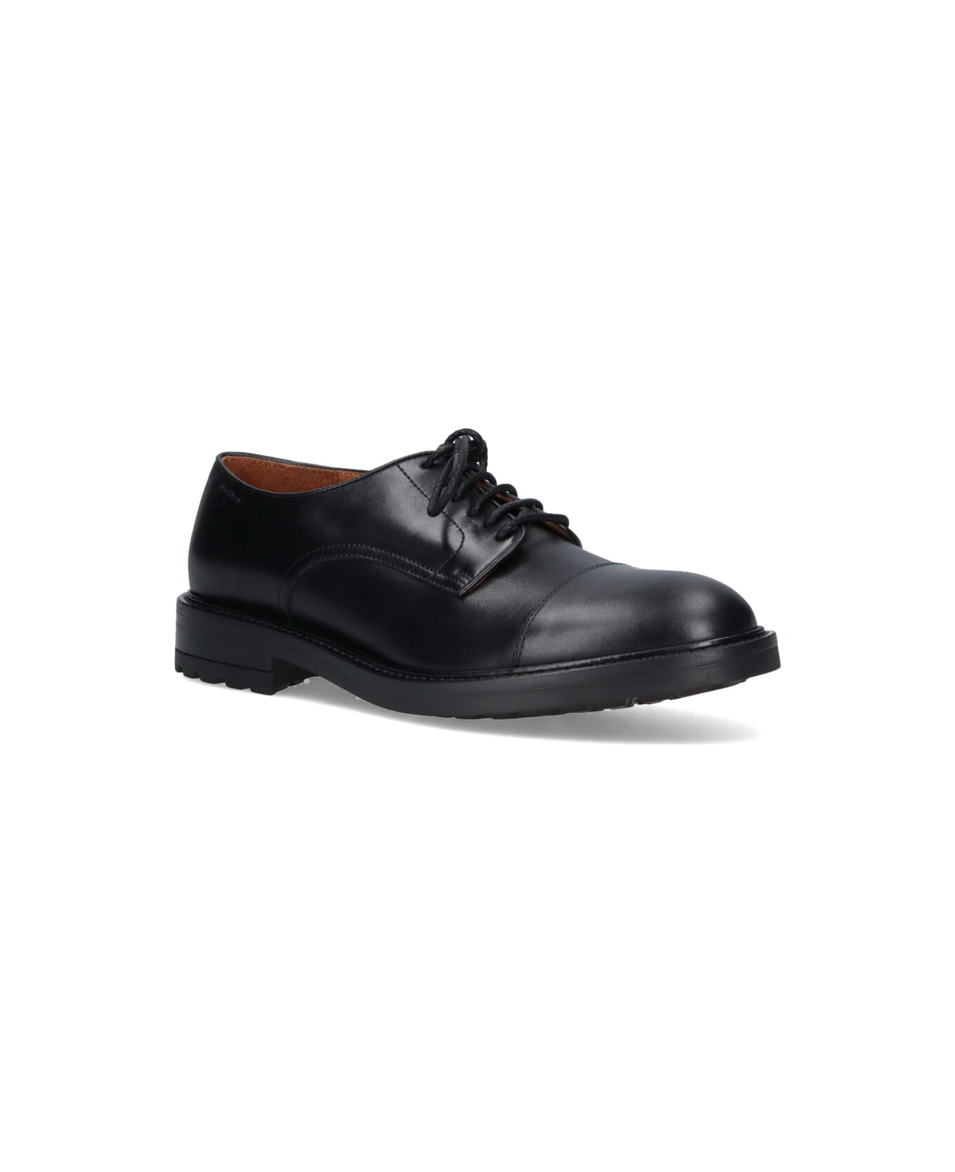 Alexander Hotto Leather Derby Shoes - Black  