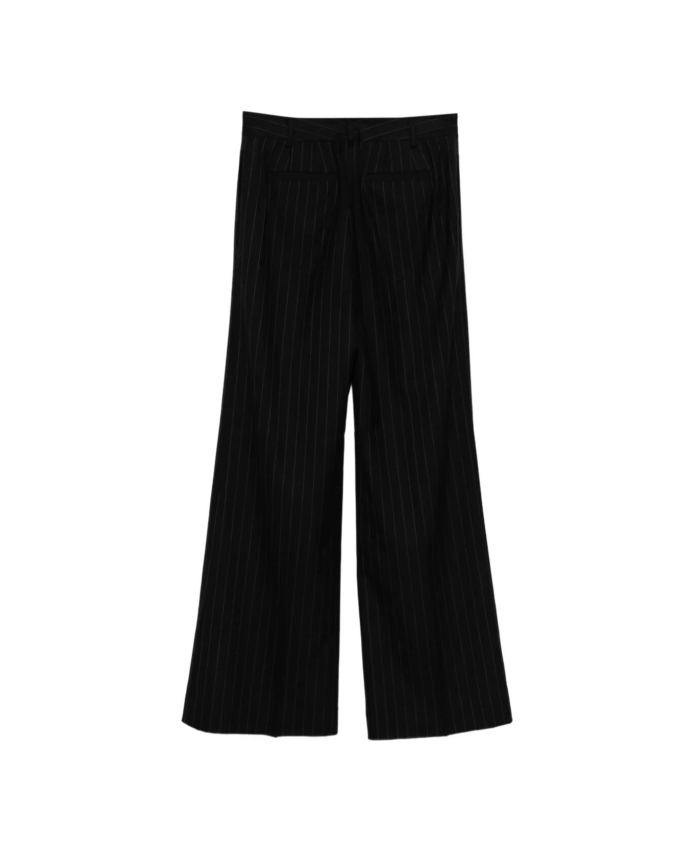 Ralph Lauren Welrette Full Length Pleated - Navy Cream