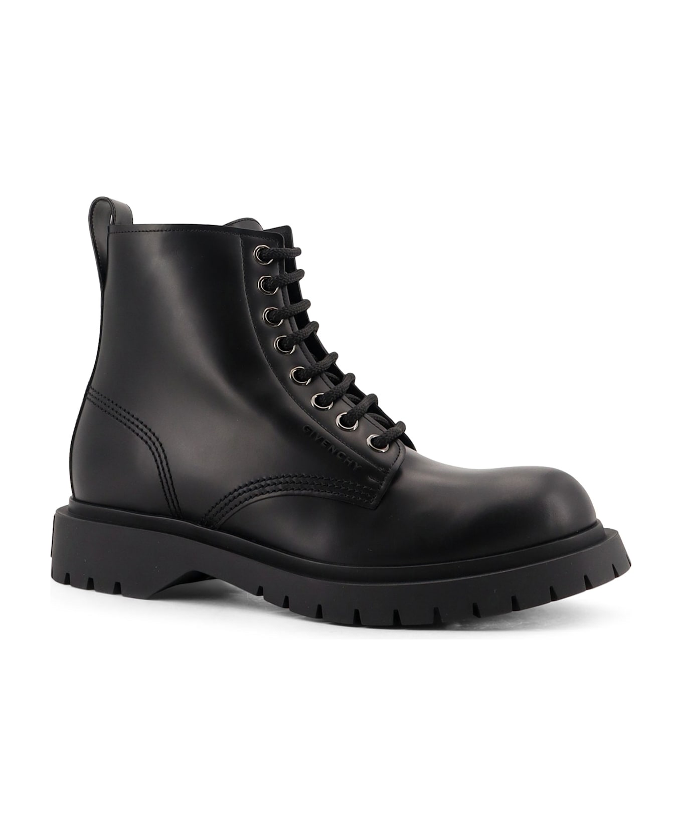 Givenchy Leather Ankle Boots - Black