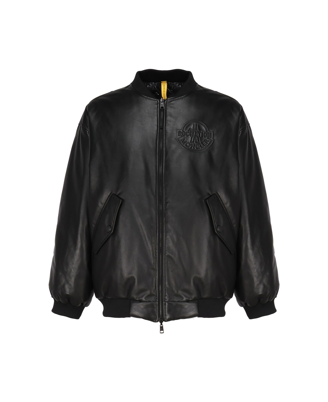 Moncler Genius Reversible Leather Jacket - Black レザージャケット