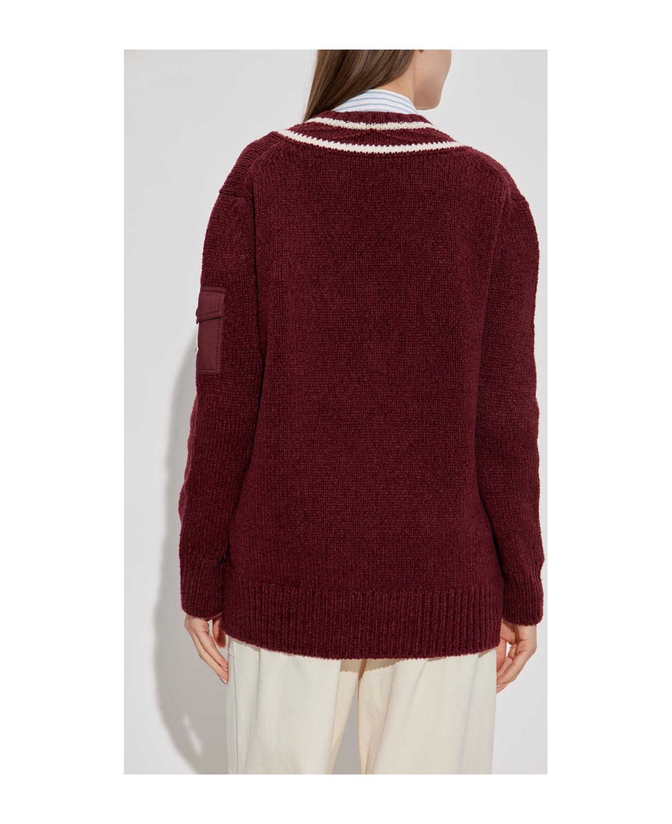 Moncler Wool Sweater - RED
