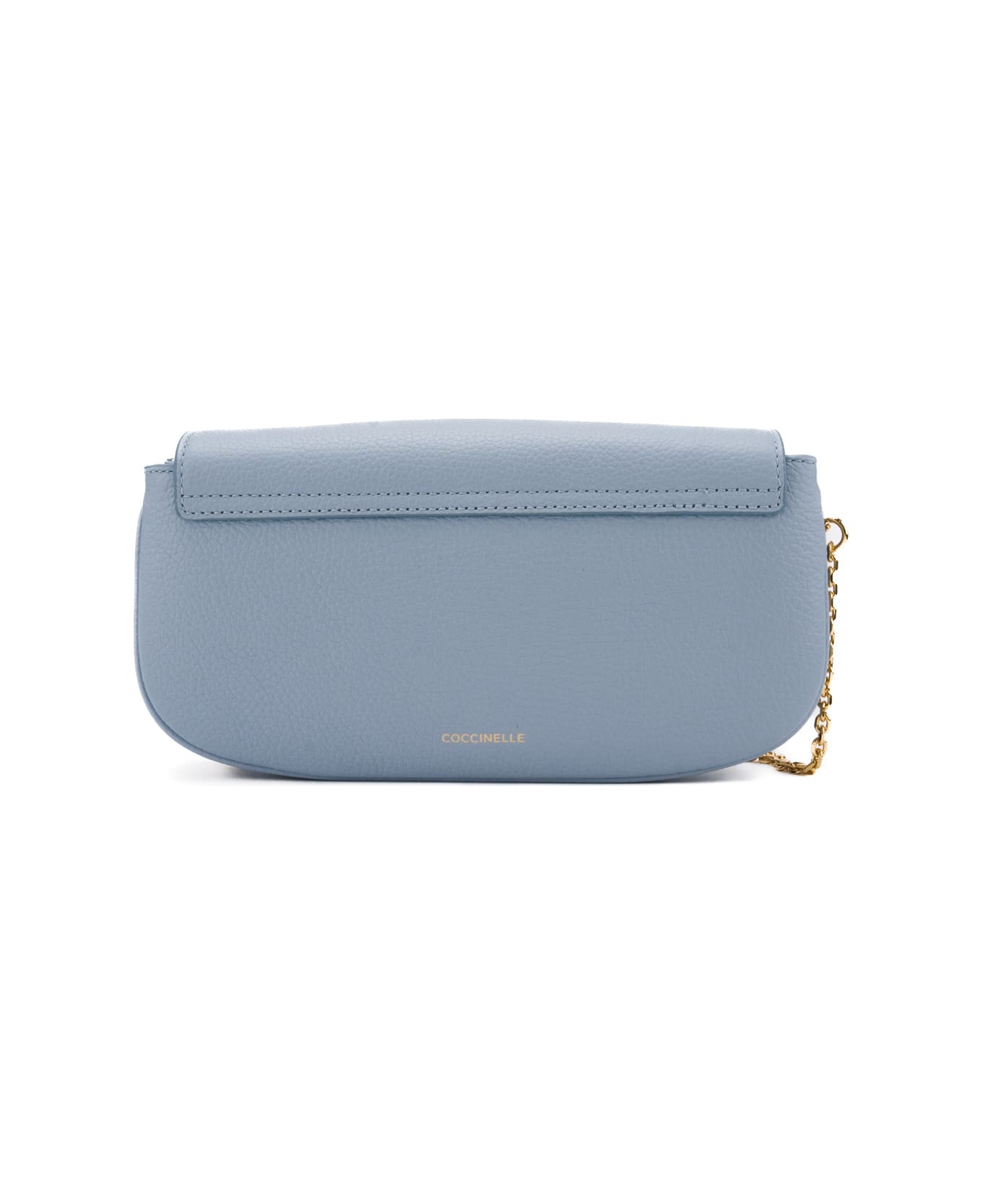 Coccinelle Dew Leather Bag - Gnawed Blue