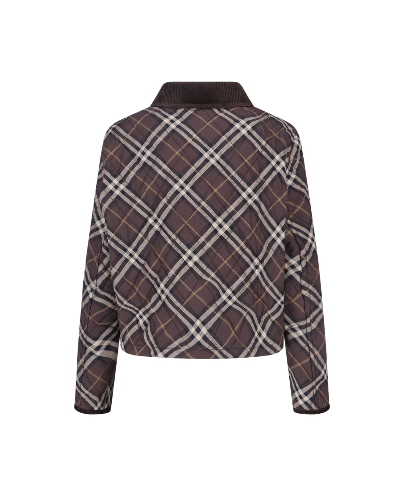 Burberry 
check
 Jacket - Brown
