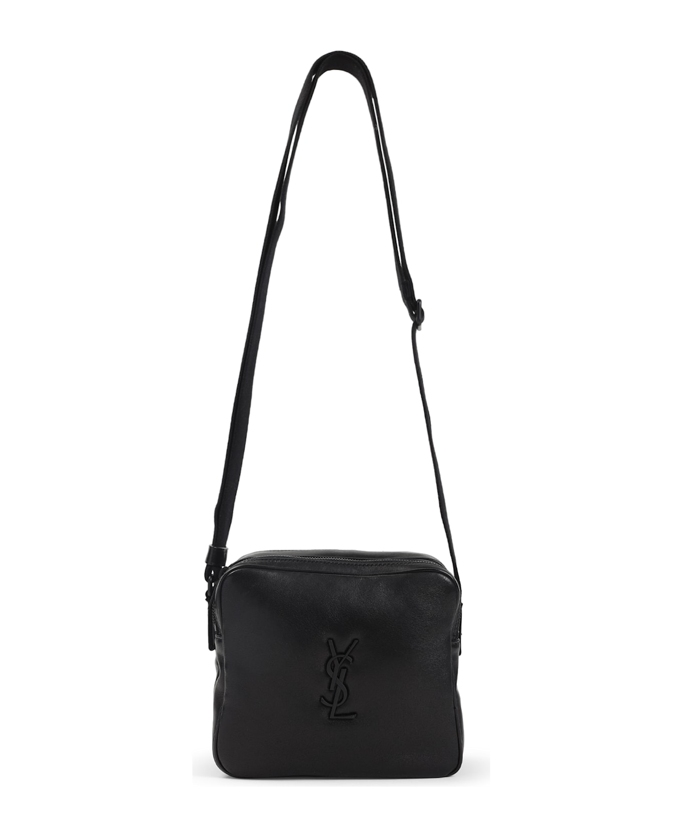 Saint Laurent Ysl Cube Shoulder Bag - Nero Nero