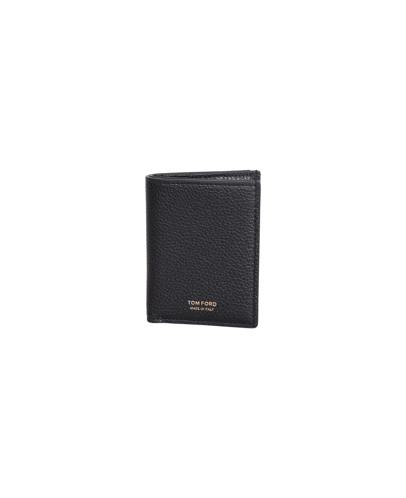 Tom Ford Logo Print Wallet - Black