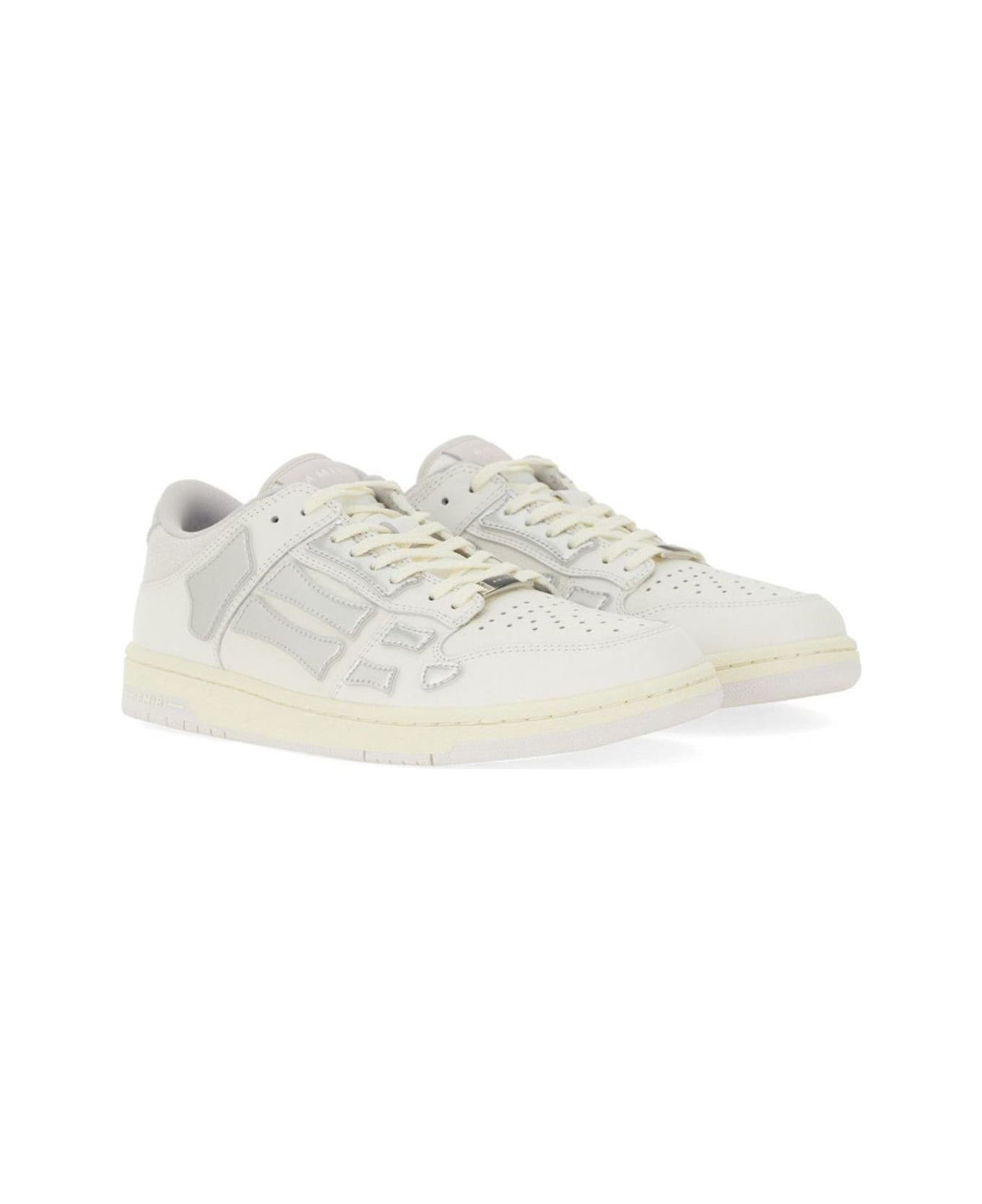 AMIRI Skel Top Lace-up Sneakers - White