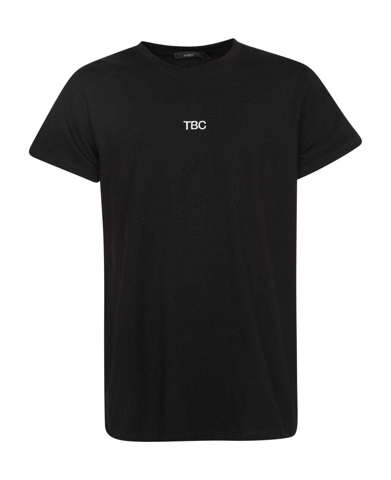14 Bros Logo-print T-shirt - Black シャツ