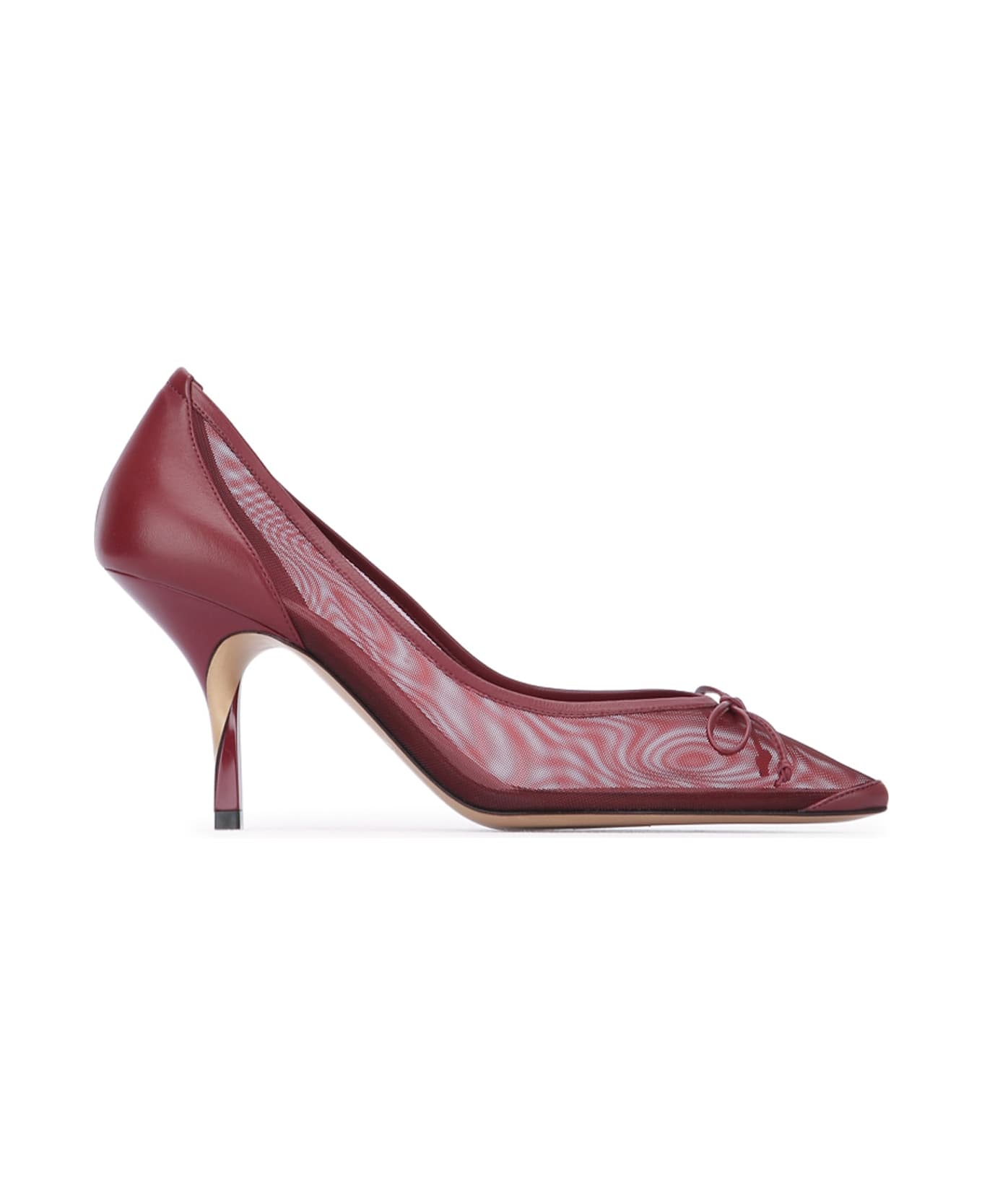 Jacquemus Les Escarpins Tourni - BURGUNDY