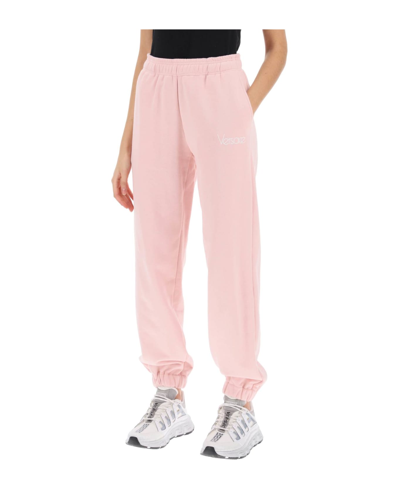 Versace 1978 Re-edition Joggers - PINK WHITE (Pink) スウェットパンツ