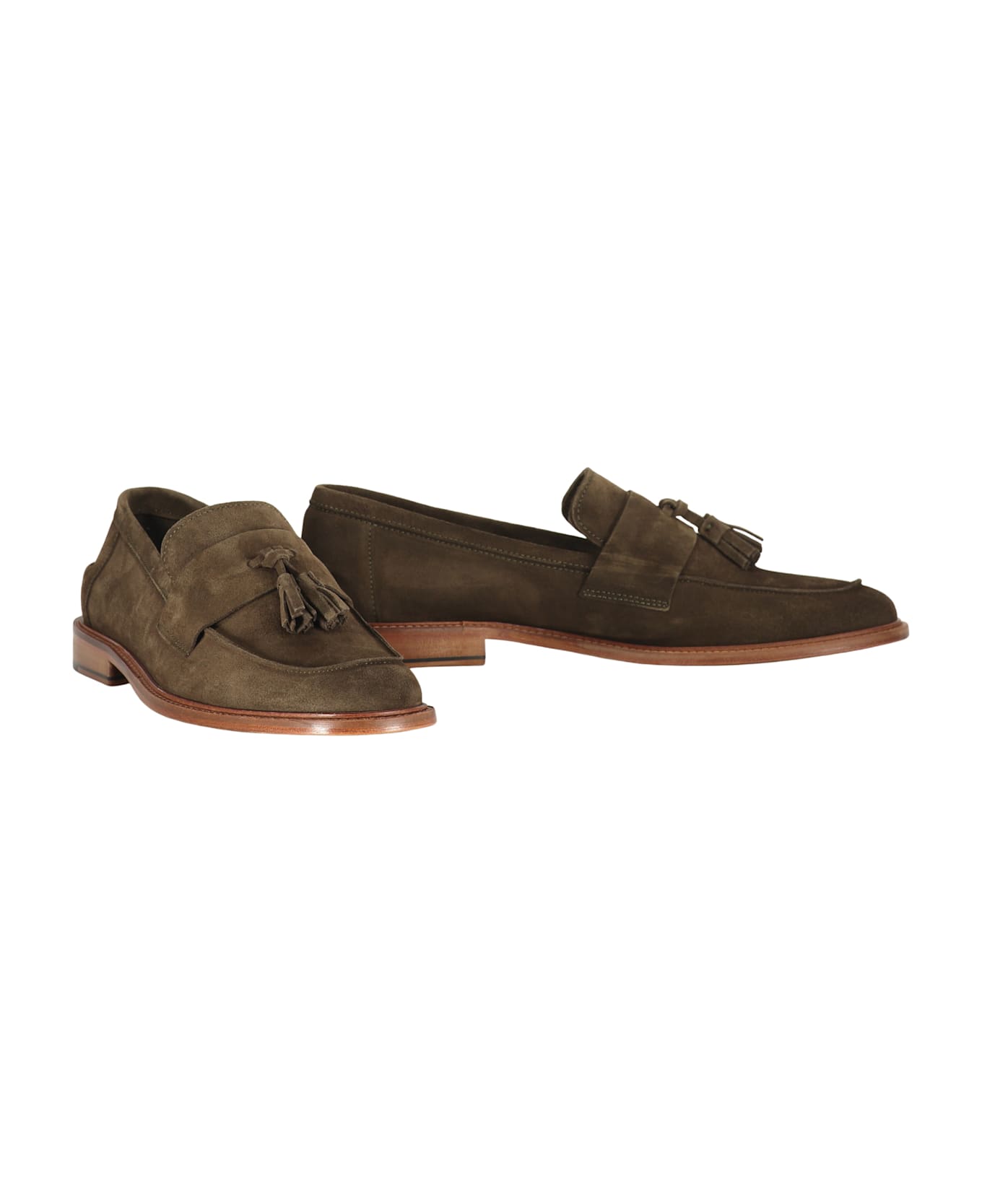 Bruno Magli Calfskin Loafers - brown