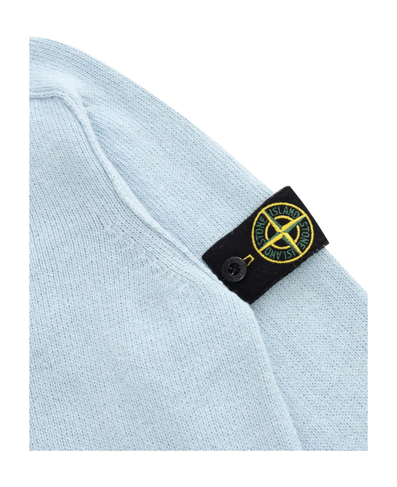 Stone Island Junior Light-blue Sweater - LIGHT BLUE ニットウェア＆スウェットシャツ