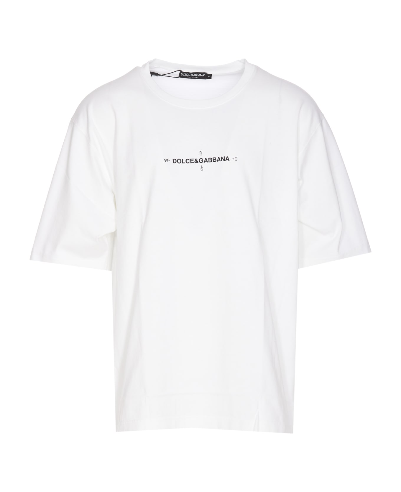 Dolce & Gabbana Marina Print T-shirt - Bianco Ottico
