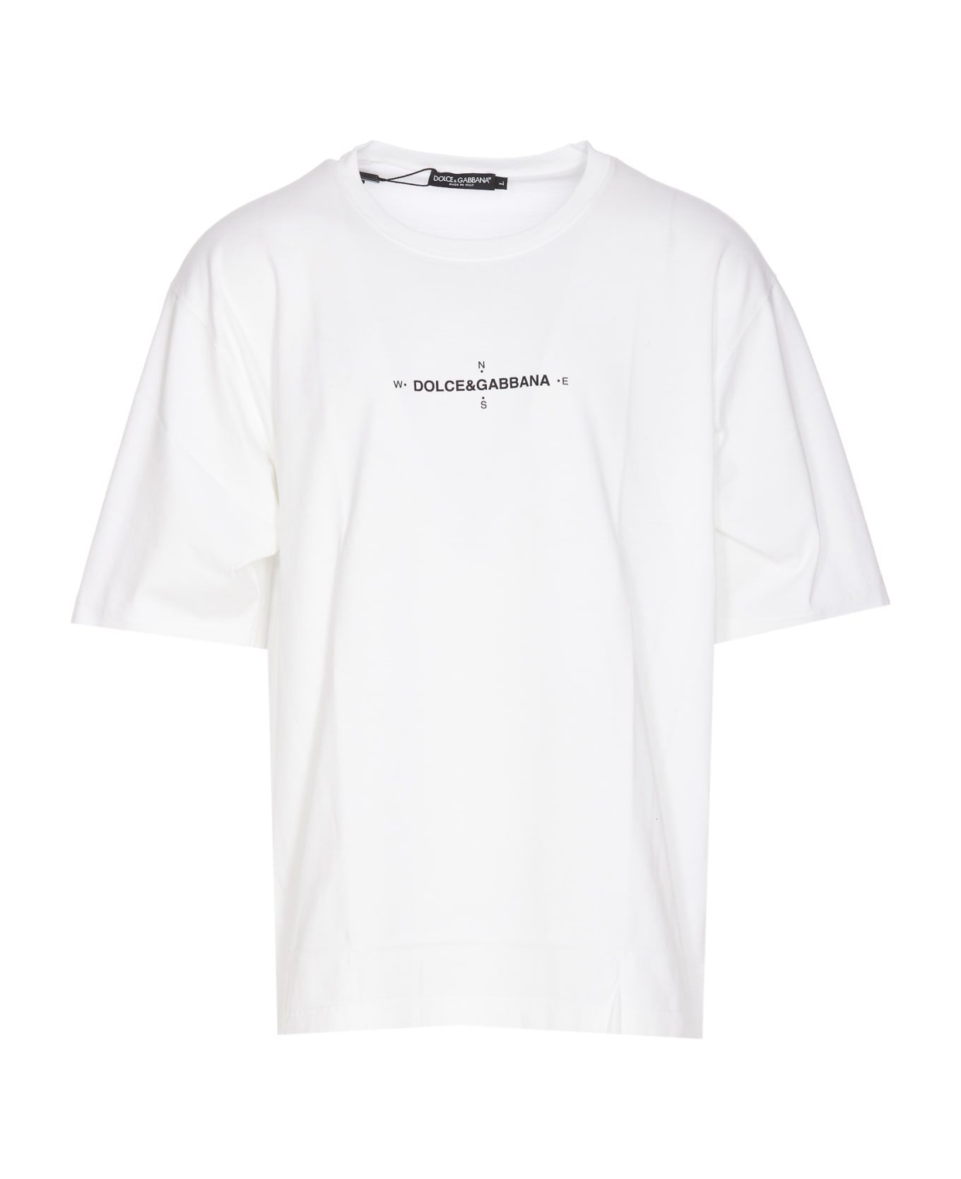 Dolce & Gabbana Marina Print T-shirt - Bianco Ottico シャツ