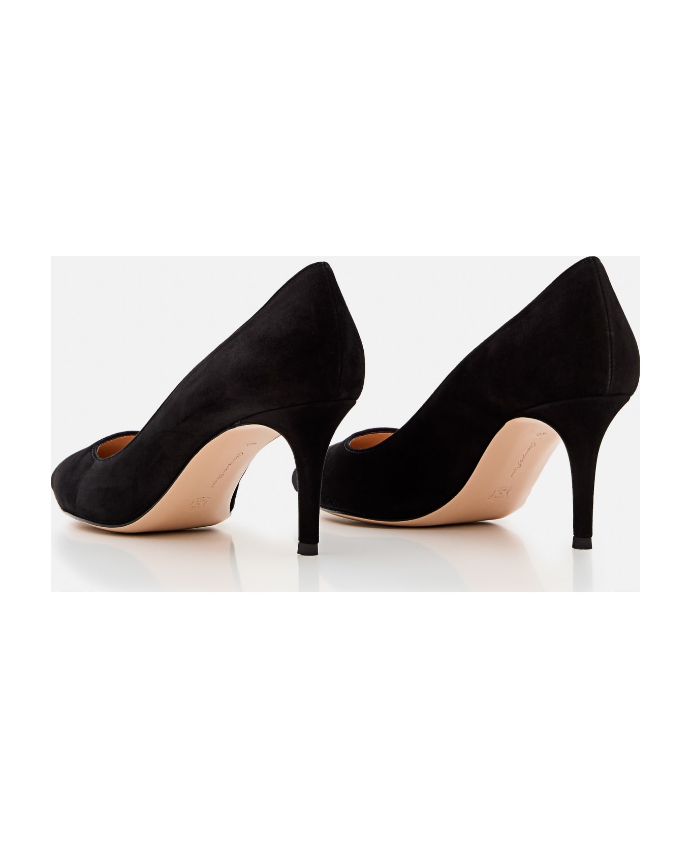 Gianvito Rossi 70mm Gianvito Suede Pump - Black