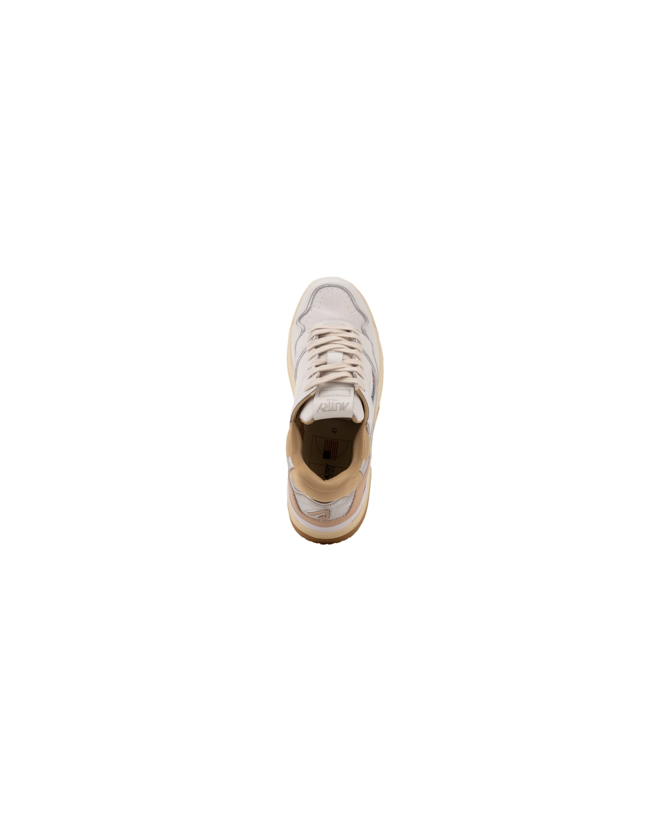Autry Clc Sneakers - Wht/silv/candging