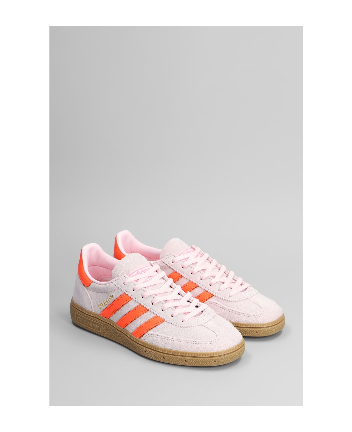 Adidas Handball Spezial Sneakers In Rose-pink Suede - rose-pink