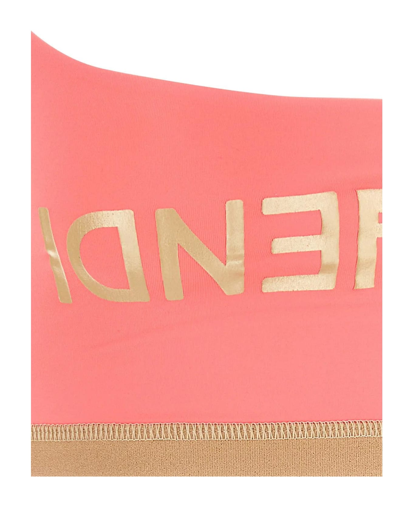 Fendi Sports Top With Logo Lettering - Pink トップス