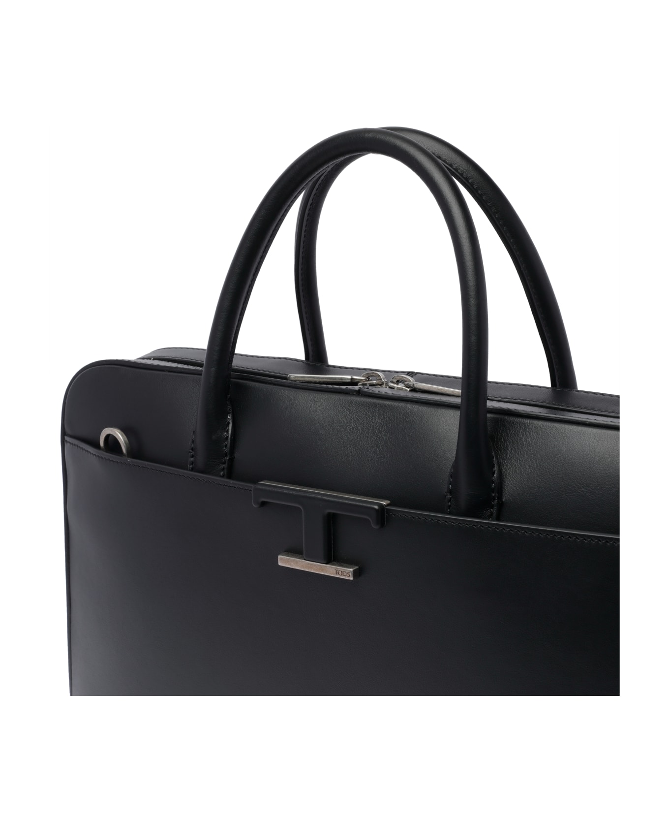Tod
s T Timeless Briefcase - Black