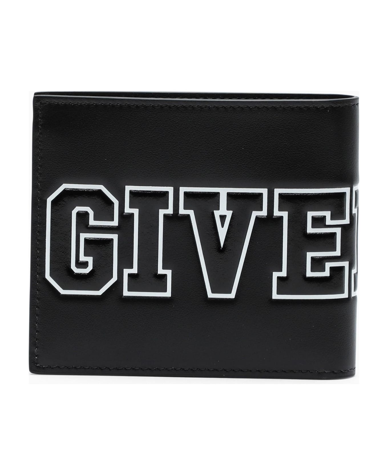 Givenchy Logoed Bi-fold Wallet Black - BLACK