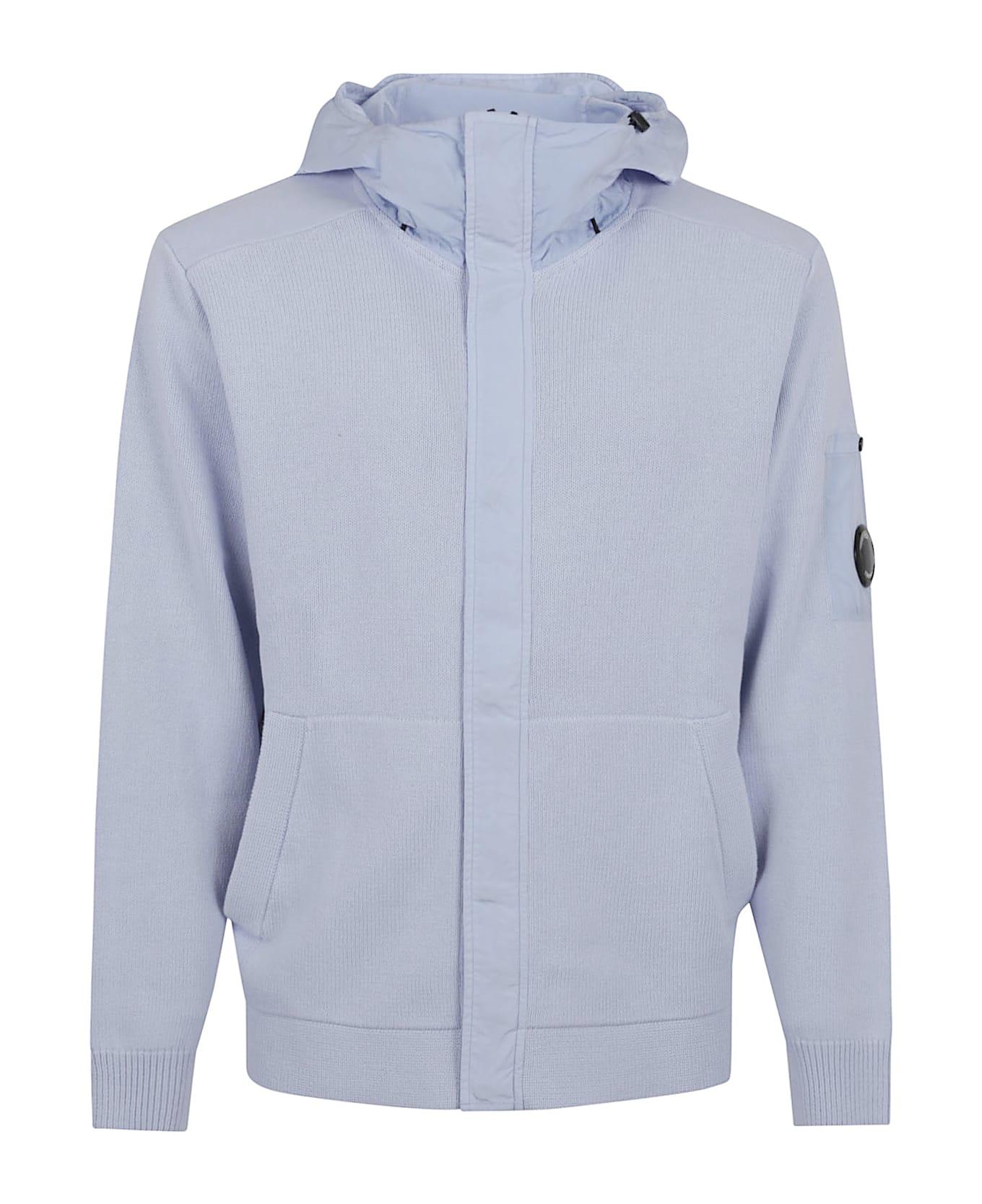 C.P. Company Hooded Knit - Cerulean