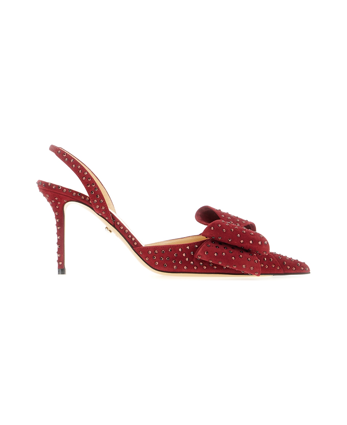 Mach & Mach Bordeaux Suede Le Cadeau Pumps - BORDEAUX