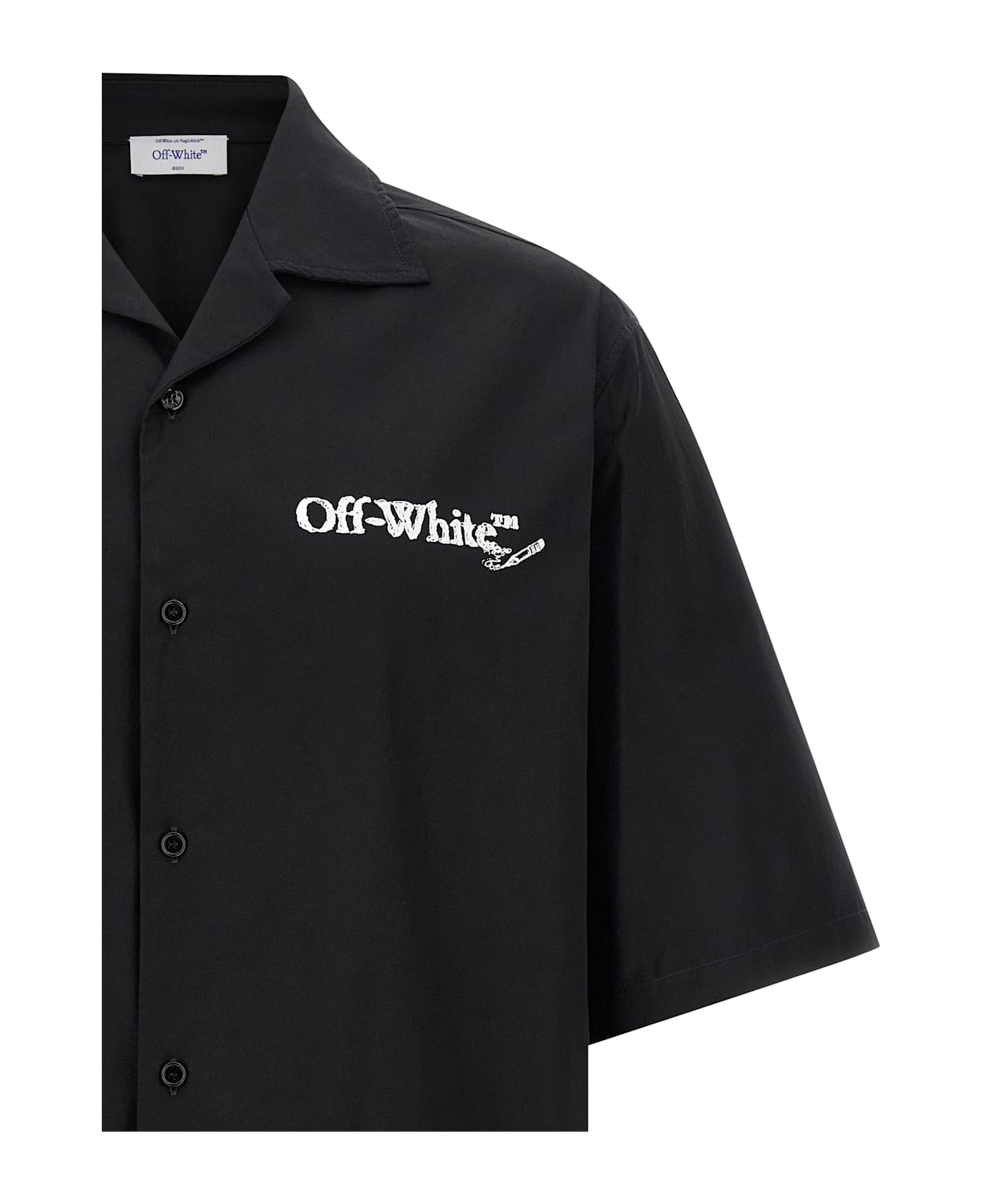 Off-White 
scribble Arr
 Shirt - White/Black