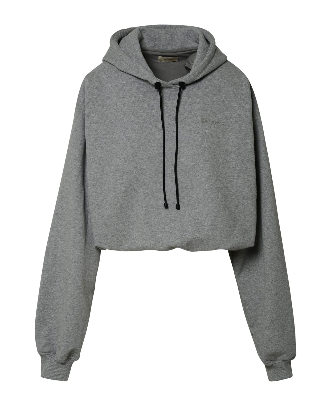 The Mannei Gray Cotton Sweatshirt - Grey