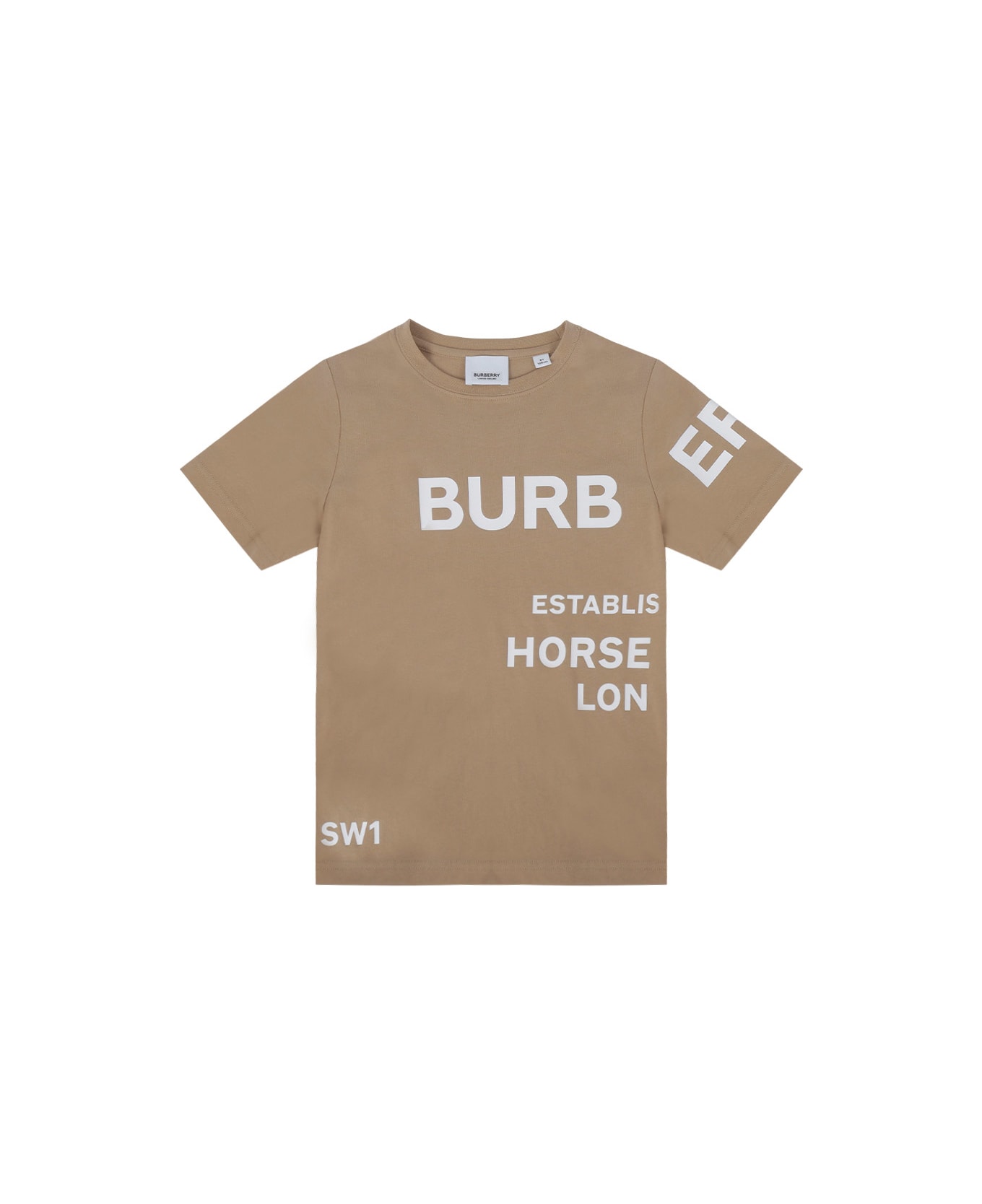 Burberry Jessy T-shirt For Boys - Beige