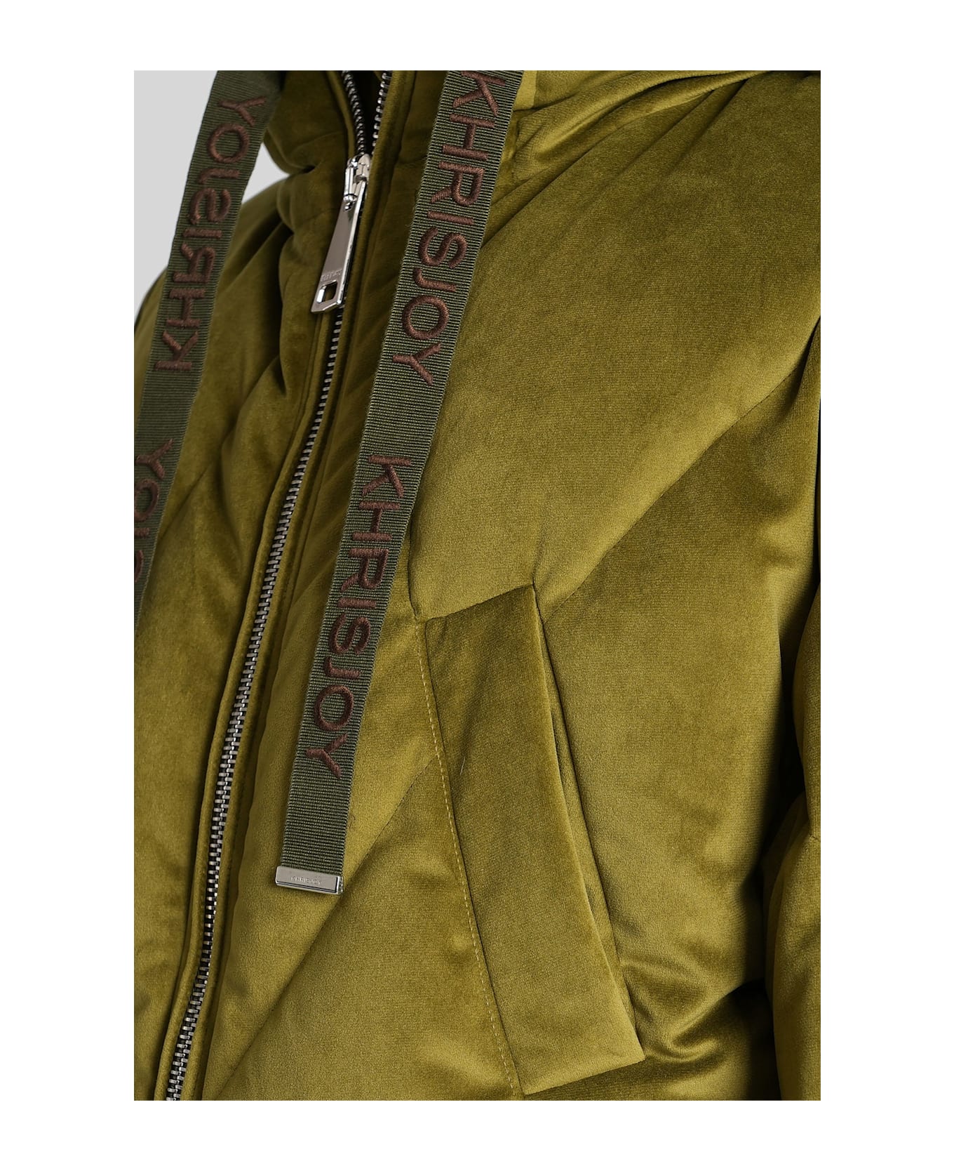 Khrisjoy Puffer In Green Polyamide - green