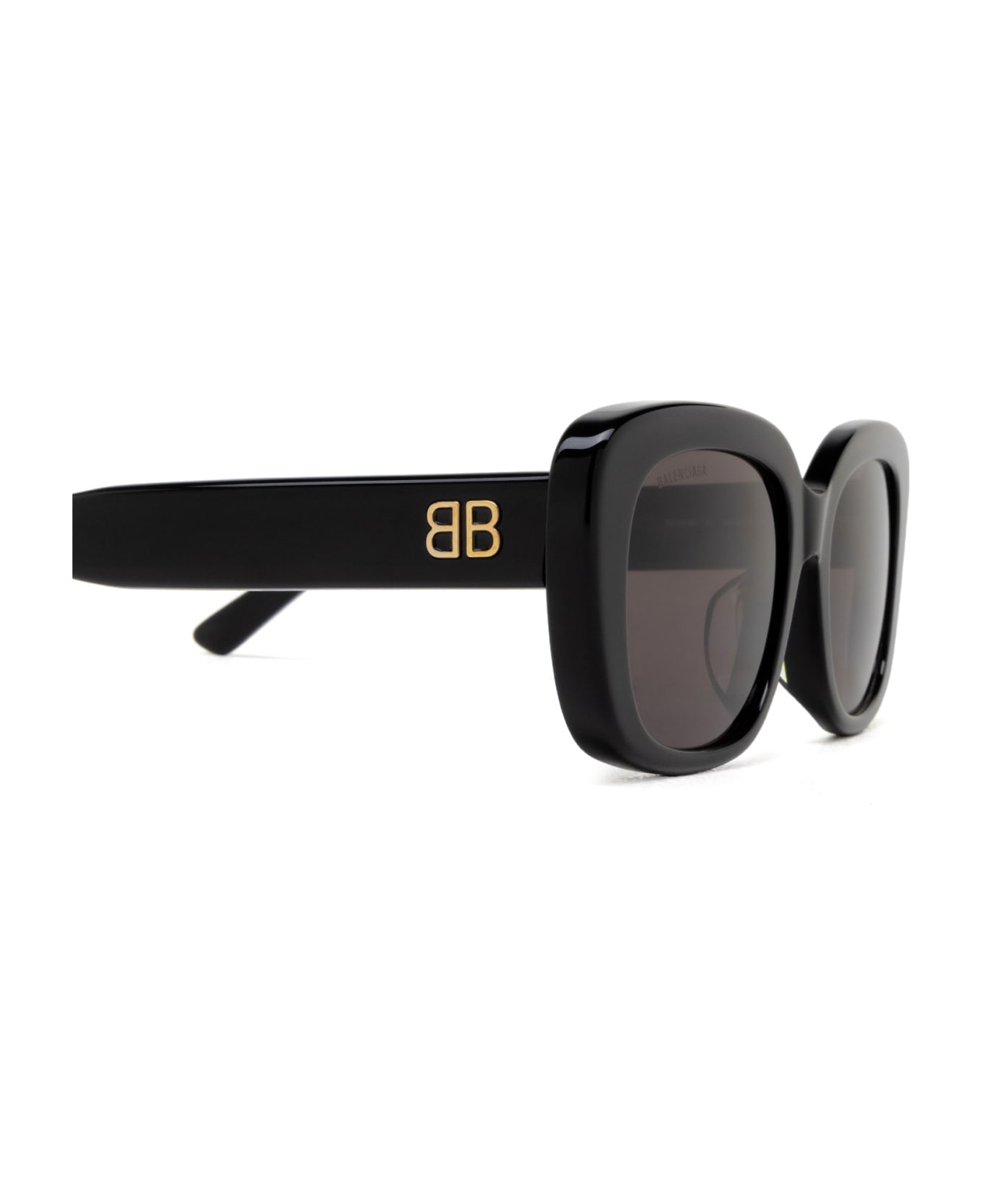 Balenciaga Eyewear Bb0295sk Sunglasses - 001 BLACK BLACK GREY