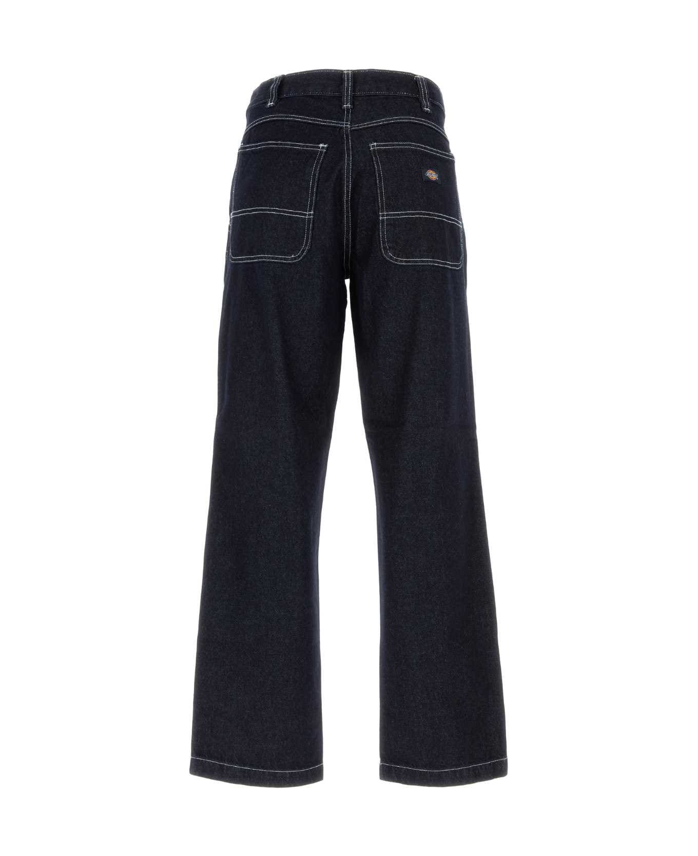 Dickies Dark Blue Denim Jeans - RINSED