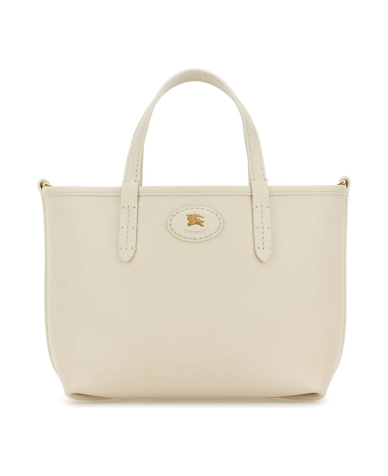 Burberry Ivory Mini Bloomsbury Reversible Handbag - SOAPLIGHTBEIGE