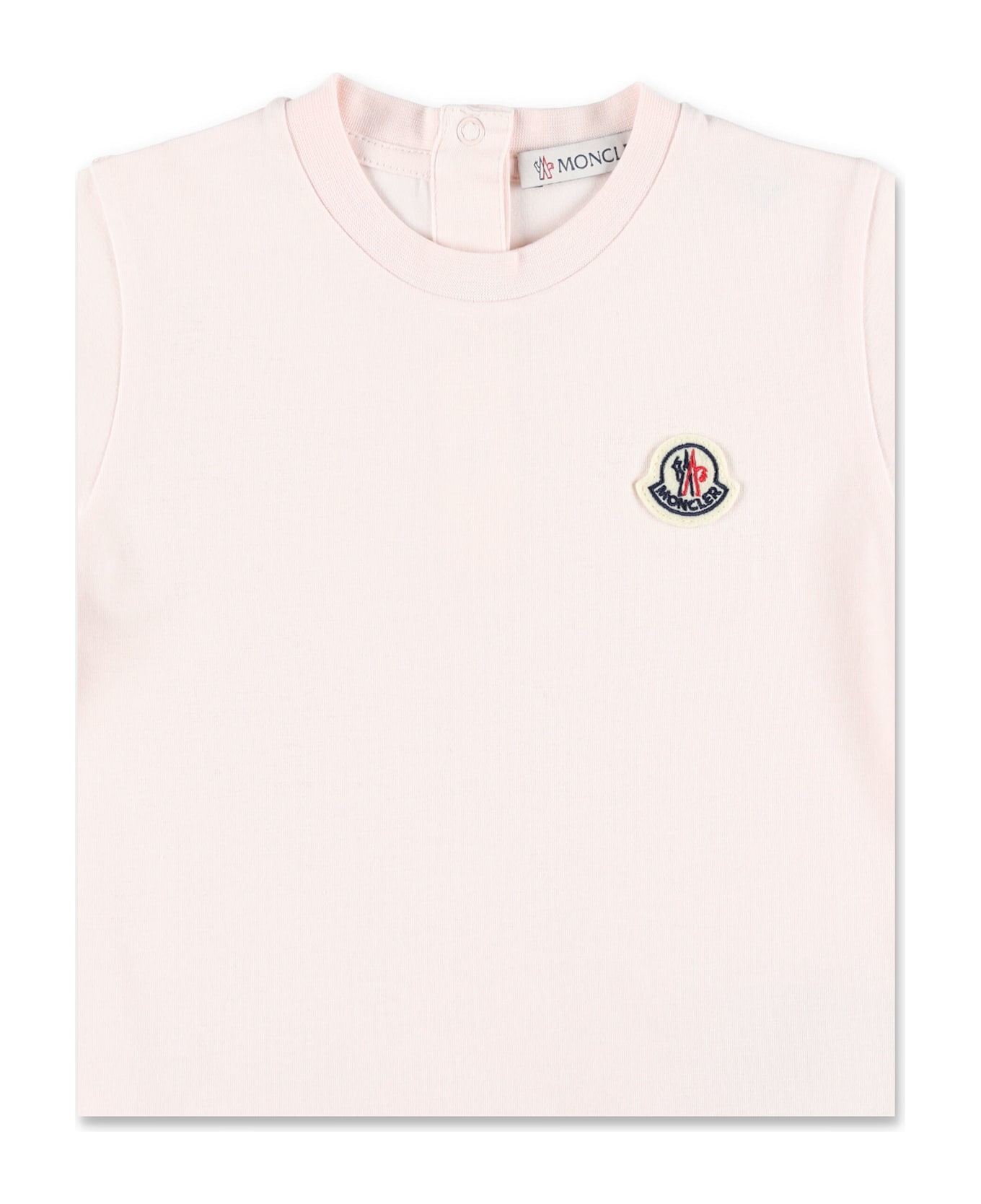 Moncler Kid - Gathered Cotton Dress - PINK