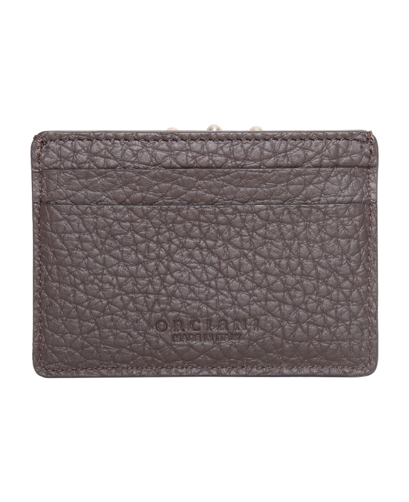 Orciani Soft Card Holder - BROWN 財布