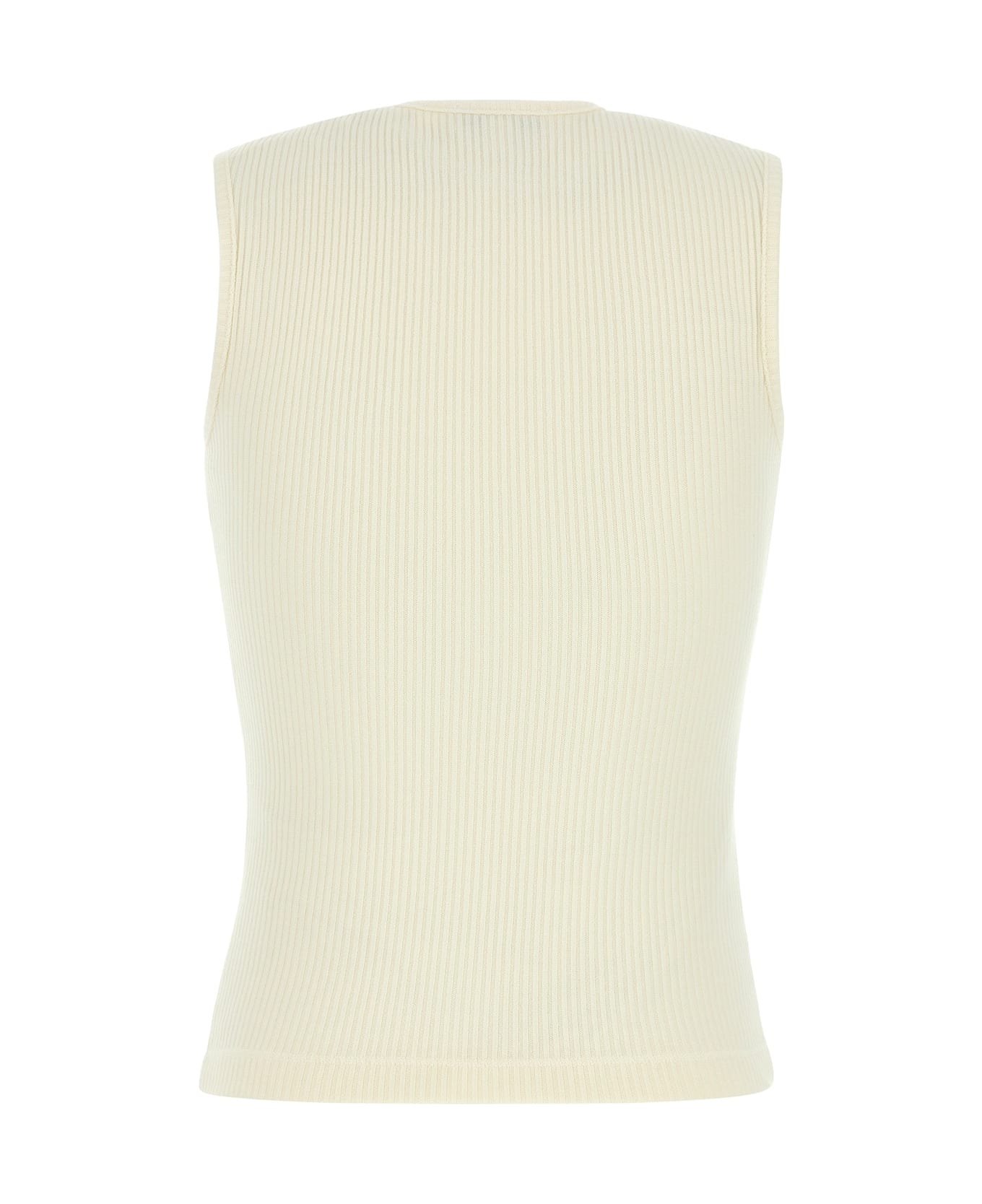 AGOLDE Ivory Stretch Lyocell Blend Binx Tank Top - OATMILK