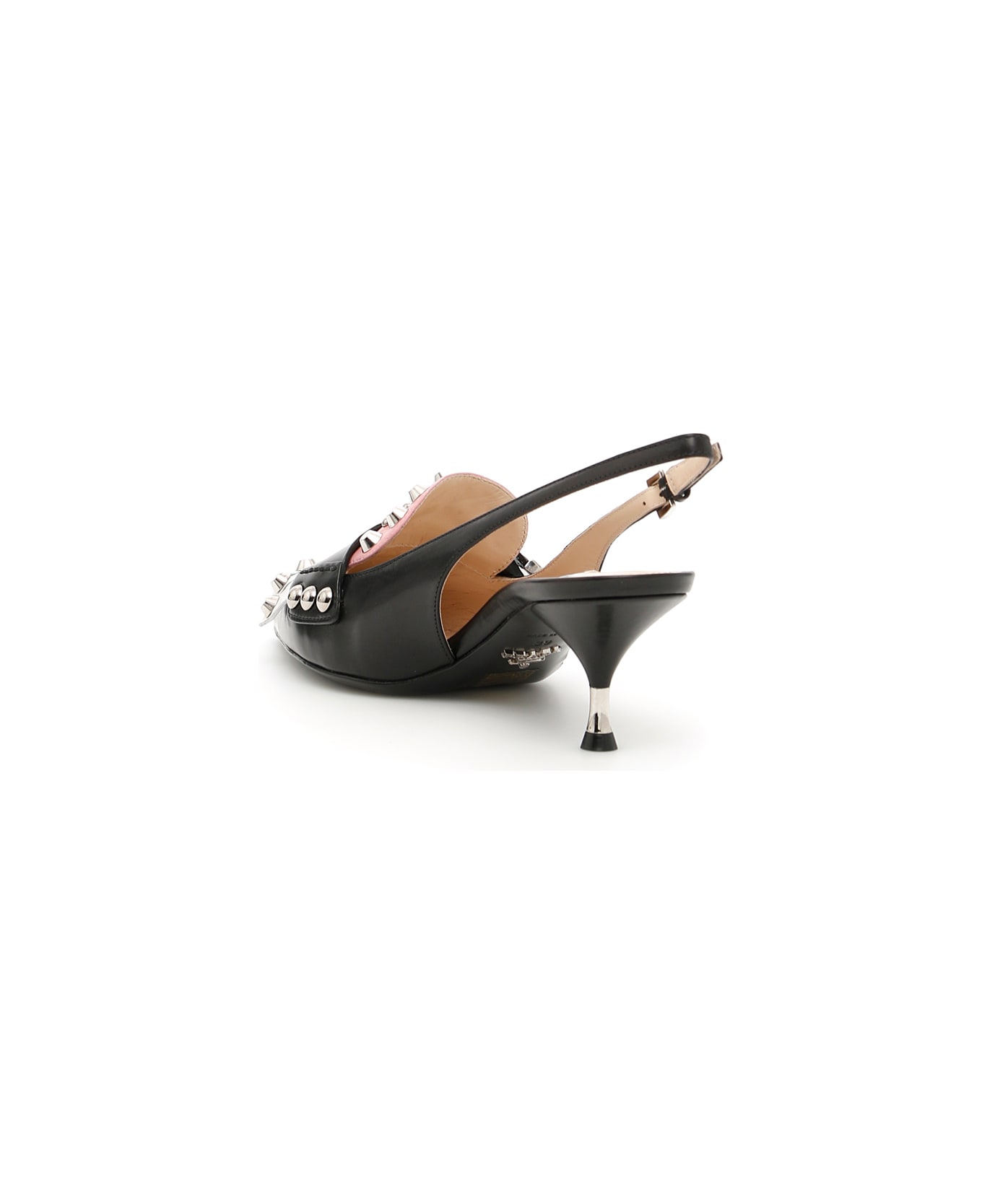 Prada Multicolor Slingbacks - NERO+PETALO|Nero
