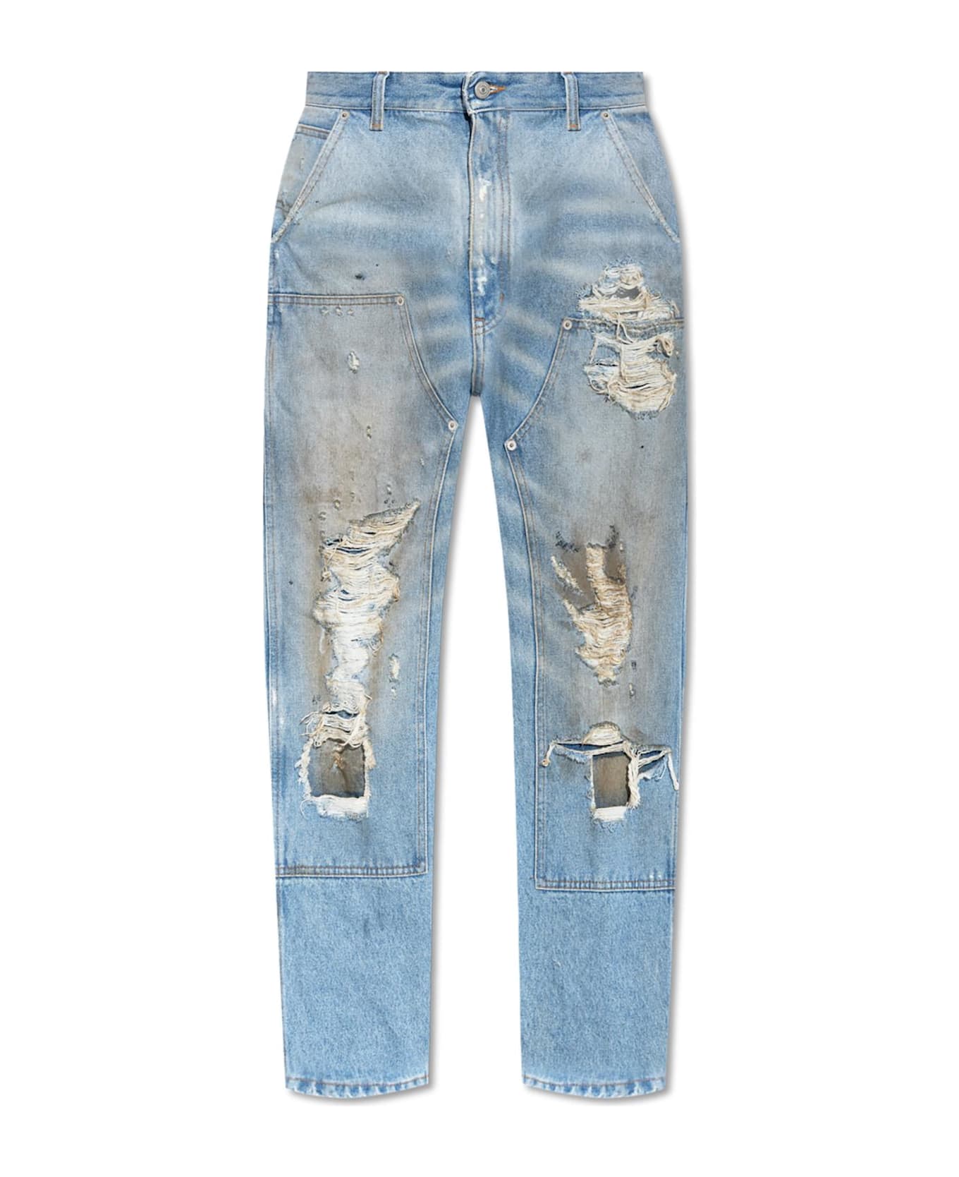 MM6 Maison Margiela 5 Pocket Jeans - Medium Blue