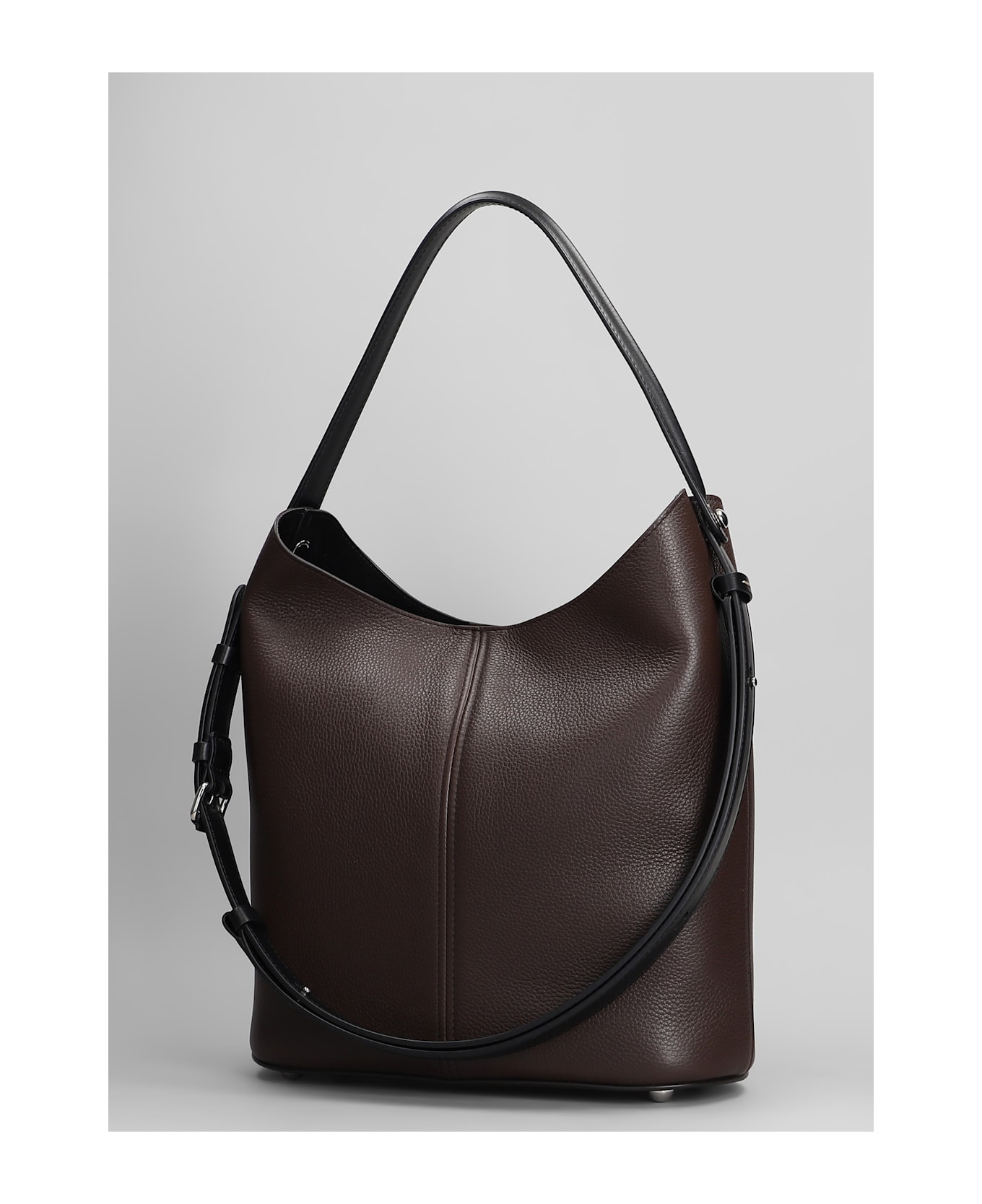 Maison Margiela Dres Sage Hobo Shoulder Bag In Brown Leather - brown