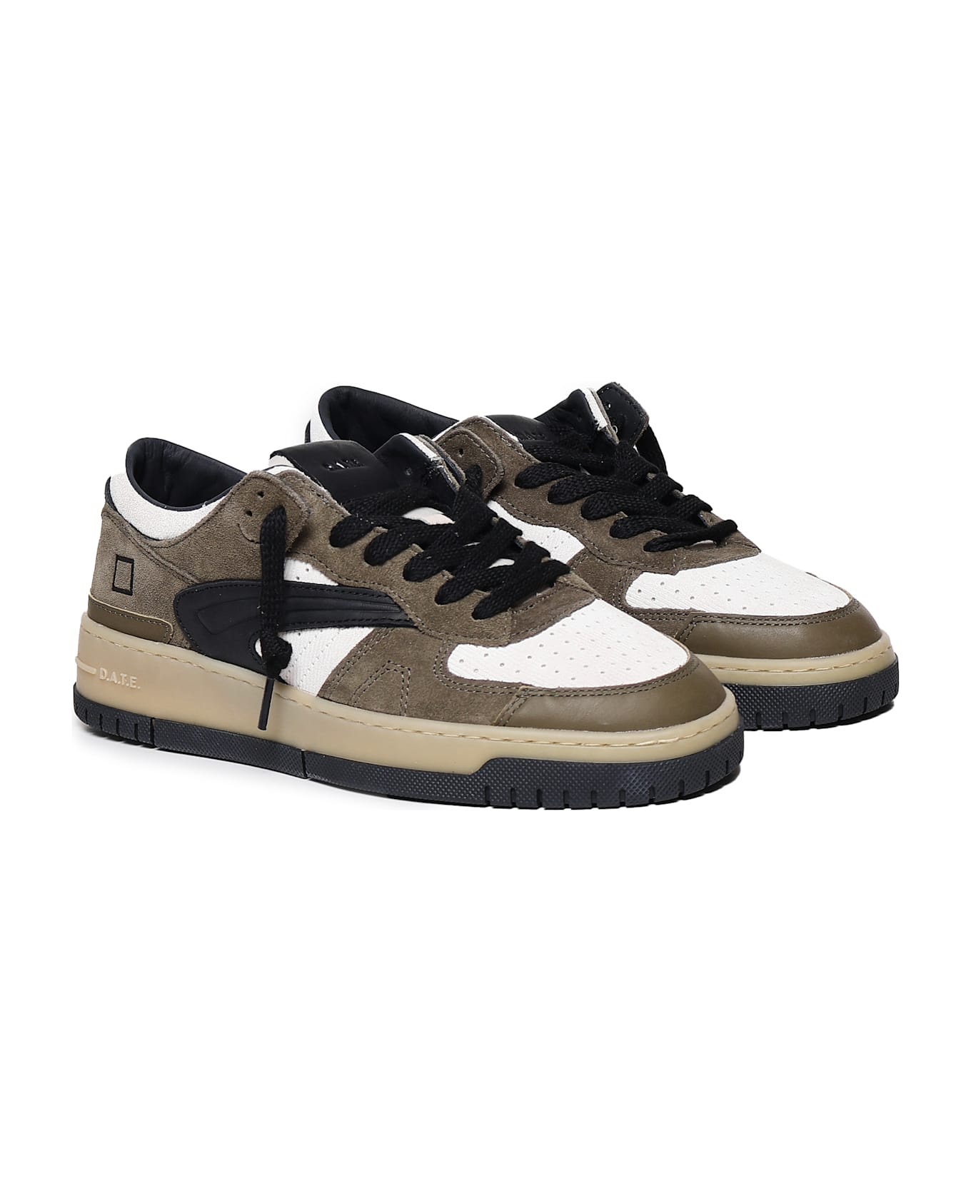 D.A.T.E. Sneakers Torneo Striped - ARMY