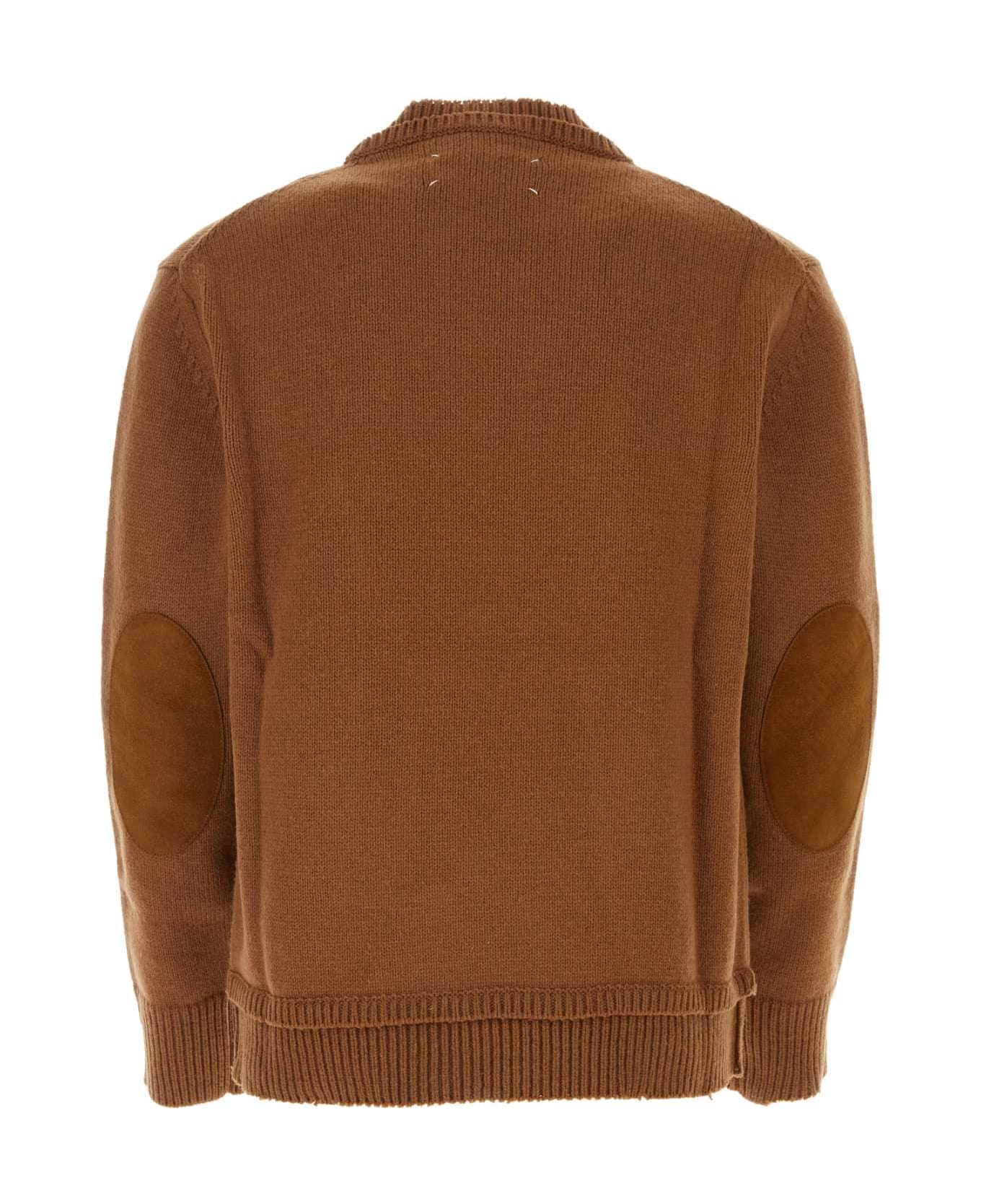 Maison Margiela Wool Blend Sweater - CAMEL ニットウェア