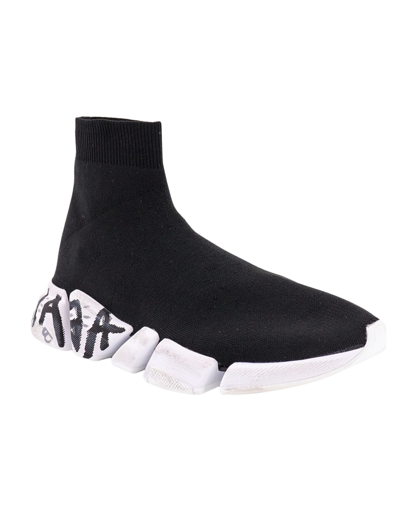 Balenciaga Speed 2.0 Sole-printed Sock Sneakers - Black スニーカー
