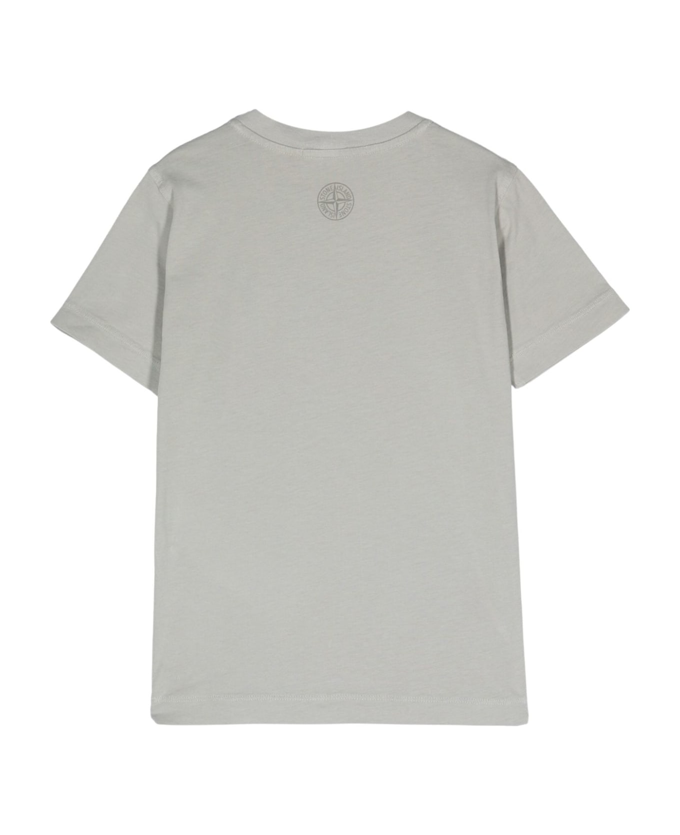 Stone Island Junior T Shirt - Pearl Grey