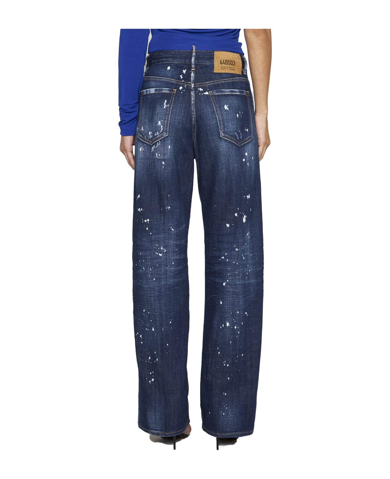Dsquared2 San Diego Blue Cotton Jeans - 470