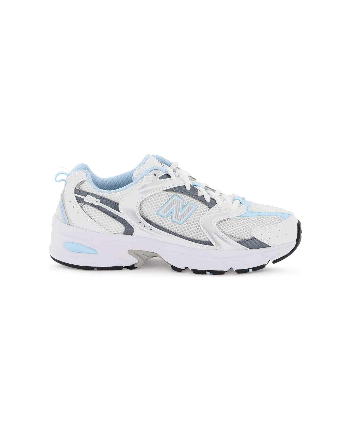New Balance 530 Sneakers - WHITE LILAC DARK GREY (Silver)