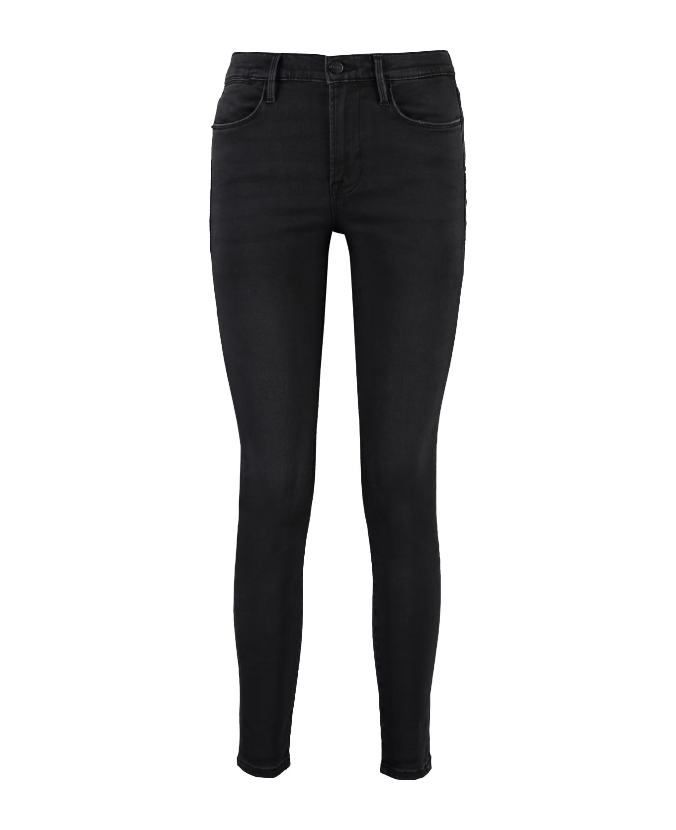 Frame Le High Skinny Jeans - black