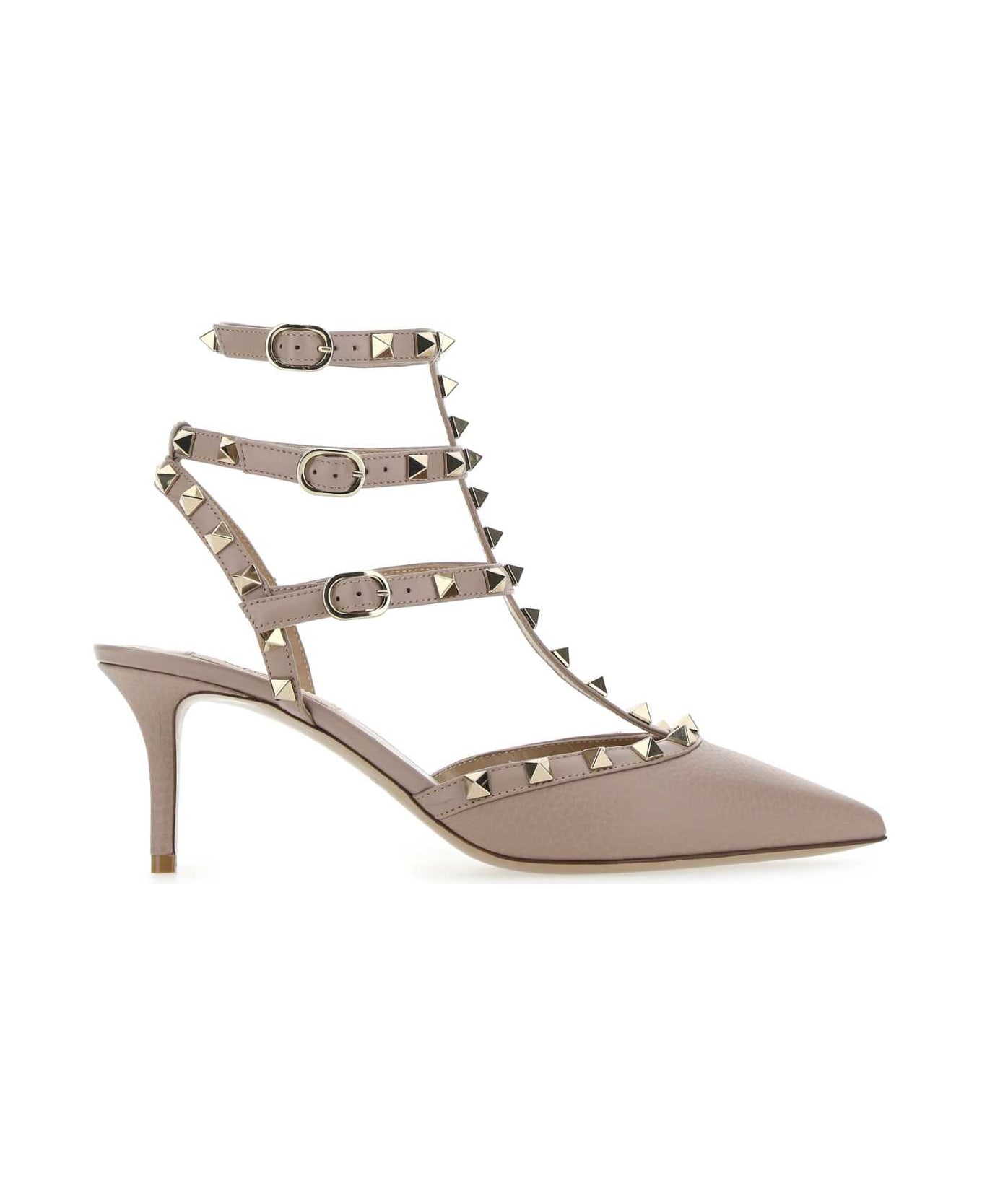 Valentino Garavani Rockstud Pumps - POUDRE